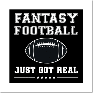 Fantasy Football Just Got Real Posters and Art